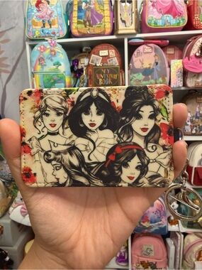 Loungefly Black & Red Princess Sketch Card Holder